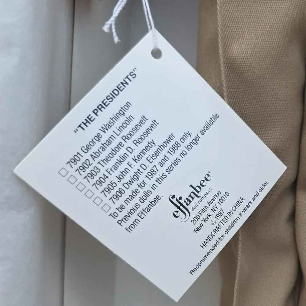 Effanbee Dwight D. Eisenhower 16" Doll 1987 "The Presidents" Collection - Picture 5 of 8